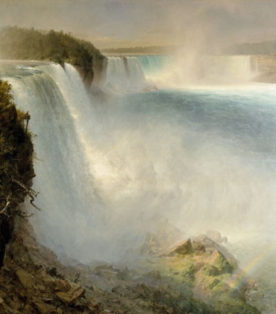 フレデリック・エドウィン・チャーチ「アメリカ側から見たナイアガラの滝」