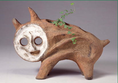 岡本太郎「犬の植木鉢」