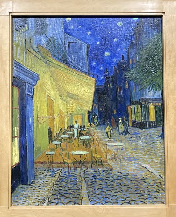 ゴッホ「夜のカフェテリア」
