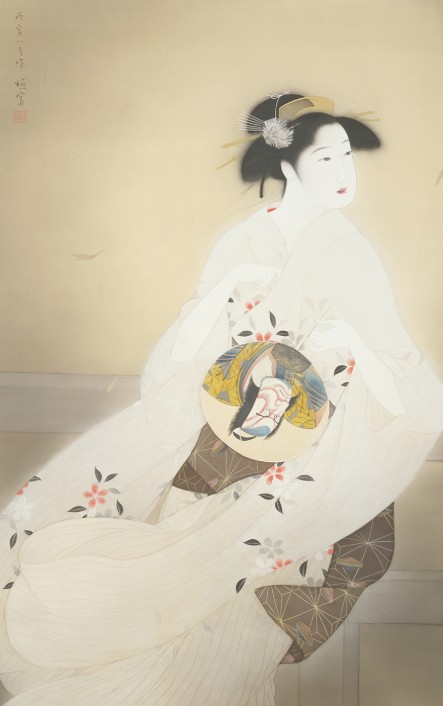 「涼み」北野恒富